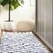 Jonathan Y Algaida Moroccan Diamond Shag Beige/Navy 2 ft. x 8 ft. Runner Rug SHG104B-28 - alternate 1