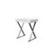 Homeroots 27" White and Silver Writing Desk 320753 - alternate 2