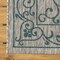 Jonathan Y Charleston Vintage Filigree Textured Weave Gray/Teal 2 ft. x 8 ft. Indoor/Outdoor Runner Rug SMB106E-28 - alternate 3