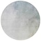 Homeroots 8' Beige Sky Blue And Teal Blue Round Ombre Washable Indoor Outdoor Area Rug 577904 - alternate 2