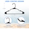 Simple Deluxe Lightweight Plastic Hangers, Space Saving Clothes Hangers with Non-Slip Shoulder Notches, Black, 30PK HIHANGPLASTB01X30 - alternate 2