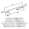 Amerock Angle 6-5/16 inch (160mm) Center-to-Center Satin Nickel Cabinet Pull, 10PK 10VMP37304G10 - alternate 2