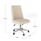 Martha Stewart Maeve Upholstered Office Chair in Beige Stripe/Polished Nickel CH-231216-3-1-BG-MS - alternate 3