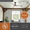 Vaxcel North Bend, 52 in, Bronze Indoor/Outdoor Ceiling Fan, Ash Blades, LED, Remote, DC F0139 - alternate 3
