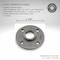 Ironwerks Designs 1/2" Black Malleable Iron Premium Floor Flange, 10 PK IW-FLNG-1/2-10 - alternate 2