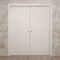 Sartodoors Sliding French Double Pocket Doors 36 x 80 inches, Ego 5005 Painted White Oak, Kit Rail Hardware ,  EGO5005DP-PWO-36 - alternate 3