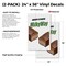 Signmission Deep Fried Milky Way, Vinyl Decals Only 24 Inch x 36 Inch, Vinyl Decal, 2PK DSB-2436-2PACK-Deep Fried Milky Way - alternate 2