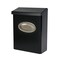 Architectural Mailboxes Designer Locking Wall-Mount, Black w/Satin Nickel DVK000AM - alternate 1