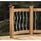 Deckorators 32-1/4'' Bronze Aluminum Baroque Baluster, 5PK 74738 - alternate 1