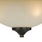 Vaxcel Halifax 14.5in Semi-Flush Mount Walnut C0077 - alternate 4