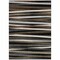 Homeroots 8' X 10' Black Brown And Ivory Striped Washable Indoor Outdoor Area Rug 597304 - alternate 3