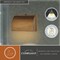 Vaxcel Walsh 1-Light Wrm Brass Dusk to Dawn Modern Outdoor Wall Sconce Fixture Dark Sky T0794 - alternate 2