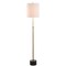 Jonathan Y Crosby 66" Adjustable Height Metal LED Floor Lamp, Brass/Black Marble JYL6004A - alternate 1