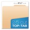 Pendaflex Top Tab Classification Folder, 2/5-Cut Tab, Exp 1.75", 2 Dividers, 6 Fasteners, Letter, Manila, 10PK 24000P - alternate 2