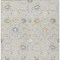 Homeroots 9' X 12' Silver Gray And Gold Oriental Washable Indoor Outdoor Area Rug 598074 - alternate 2