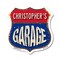Signmission Christopher's Garage, 6 Inch X 6 Inch, Plastic Sign SHI-P-6-383-CHRISTOPHER - alternate 1