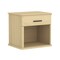 Manhattan Comfort Clifford Nightstand in Natural Oak (1-Drawer) NS1563-1 - alternate 2