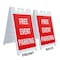 Signmission Free Event Parking, A-Frame & 2 Decals Installed, Heavy-Duty Plastic Frame SBHD-D-2436-Free Event Parking - alternate 2
