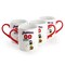 Peanuts Best in Sports Varsity 4 Piece 19 Ounce Stoneware Mug Set in White and Red 750123597M - alternate 3
