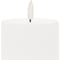 Homeroots Set of Two White Flameless Pillar Candles, 2PK 633988 - alternate 2