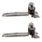 Brixwell Self Closing Face Frame Mount Cabinet Hinges For Variable Overlay Kitchen Door Polished Chrome Pair BXC629297 - alternate 2