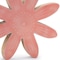 Homeroots Set of Two Pink Wood Flowers Tabletop Sculptures, 2PK 633954 - alternate 3
