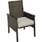 Outdoor Expressions 5-Piece Woodgrain Patio Dining Set with PFAS-Free Fabric 849041 - alternate 1