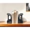 Homeroots Set of Two 6" Black Metal Decorative Bookends, 2PK 392130 - alternate 3