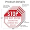 Signmission Stop Do Not Enter Severe Tire Damag, 10 inch X 10 inch, Aluminum Metal Signs, 5PK OC-A-5Pack-10-238 - alternate 2