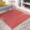 Jonathan Y Haze Solid Low-Pile Red 7 ft Square Area Rug SEU100E-7SQ - alternate 1