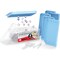 Emporio Kitchen Round Ice Cube Tray Set Pack of 4, BPA-Free, 104 Ice Balls per Tray, Lid & Tongs, Blue EMPICES149.6 - alternate 1