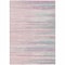 Homeroots 5' X 8' Pink Blue And Purple Striped Washable Indoor Outdoor Area Rug 597272 - alternate 3