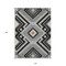Homeroots 10' X 14' Black Gray And Ivory Tribal Washable Indoor Outdoor Area Rug 598099 - alternate 3