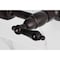 Kingston Brass Two-Handle Wall Mount Bridge Kitchen Faucet, Oil Rubbed Bronze KS2445AL - alternate 2