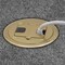 Hubbell Wiring Floor and Wall Boxes, Brass RF406BR - alternate 2