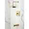 Kingston Brass Single-Handle Pressure Balanced Tub and Shower Faucet, Brushed Brass KB6147NDL - alternate 2