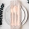 Smarty Had A Party Silhouette Birch Wood Eco Friendly Wooden Cutlery Set - Spoons, Forks and Knives (600 Guests), 1800PK 4667SPCS-CASE - alternate 1