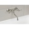 Kingston Brass Double-Handle Wall Mount Bathroom Faucet, Brushed Nickel KS315SN - alternate 4