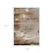 Homeroots 9' X 12' Beige Ivory And Black Abstract Washable Indoor Outdoor Area Rug 643533 - alternate 2