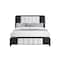 Global Furniture Usa Contemporary Beckett Wht/Blk Queen Bed Group BECKETT-WHT/BLK-QBG - alternate 2