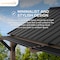 Sunjoy Kinzie 13 ft. x 13 ft. Hardtop Gazebo With Pergola Awnings A102017900 - alternate 3