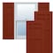 Ekena Millwork True Fit PVC San Juan Capistrano Mission Style Fixed Mount Shutters, Pepper Red, 18W x 50H, PR TFP001SJ18X050MR - alternate 1