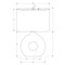 Monarch Specialties Lighting, 24"h, Table Lamp, Grey Ceramic, Ivory / Cream Shade, Contemporary, Modern I 9668 - alternate 2