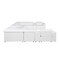 Homeroots White Italian Leather Power Reclining U Shaped Twelve Piece Sectional With Console 634656 - alternate 6