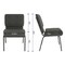 Flash Furniture Hercules Church Chair, Gray Back, 21-1/4 in W 25" L 33" H, Fabric Seat FD-CH0221-4-SV-DKGY-GG - alternate 3