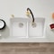 Blanco Diamond Equal Double Bowl, White 440185 - alternate 2