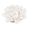 Homeroots 6" Off White Ceramic Flower Hanging Dimensional Sculpture 401281 - alternate 3