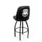 Holland Bar Stool Co Logo Grizzly Georgia  in.Bulldog in. 30 in. Swivel Bar Stool with Black Wrinkle Finish L048 - alternate 1