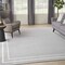 Homeroots 10' X 14' Gray And Ivory Indoor Outdoor Area Rug 545470 - alternate 3