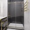 Anzzi Madam Series 48'' by 76'' Frameless Sliding Shower Door in Brushed Gold W/Clear Glass SD-AZ13-01BG - alternate 1